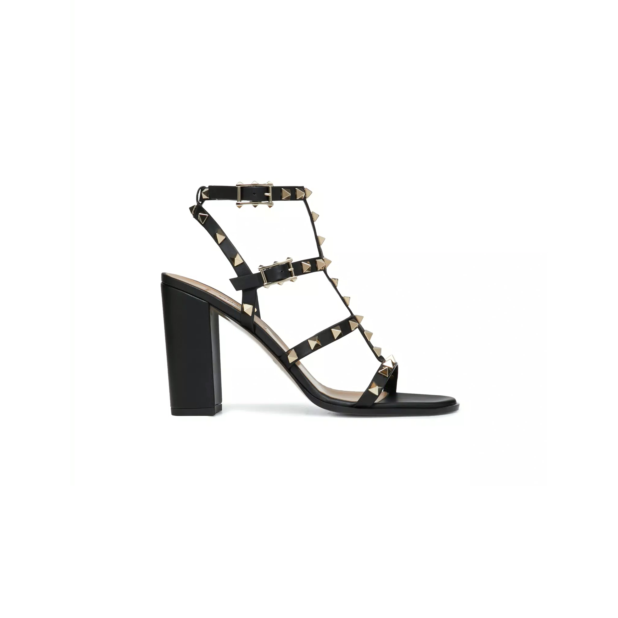 VALENTINO ROCKSTUD ANKLE STRAP SANDAL 90MM 5W2S0749VBP_0NO